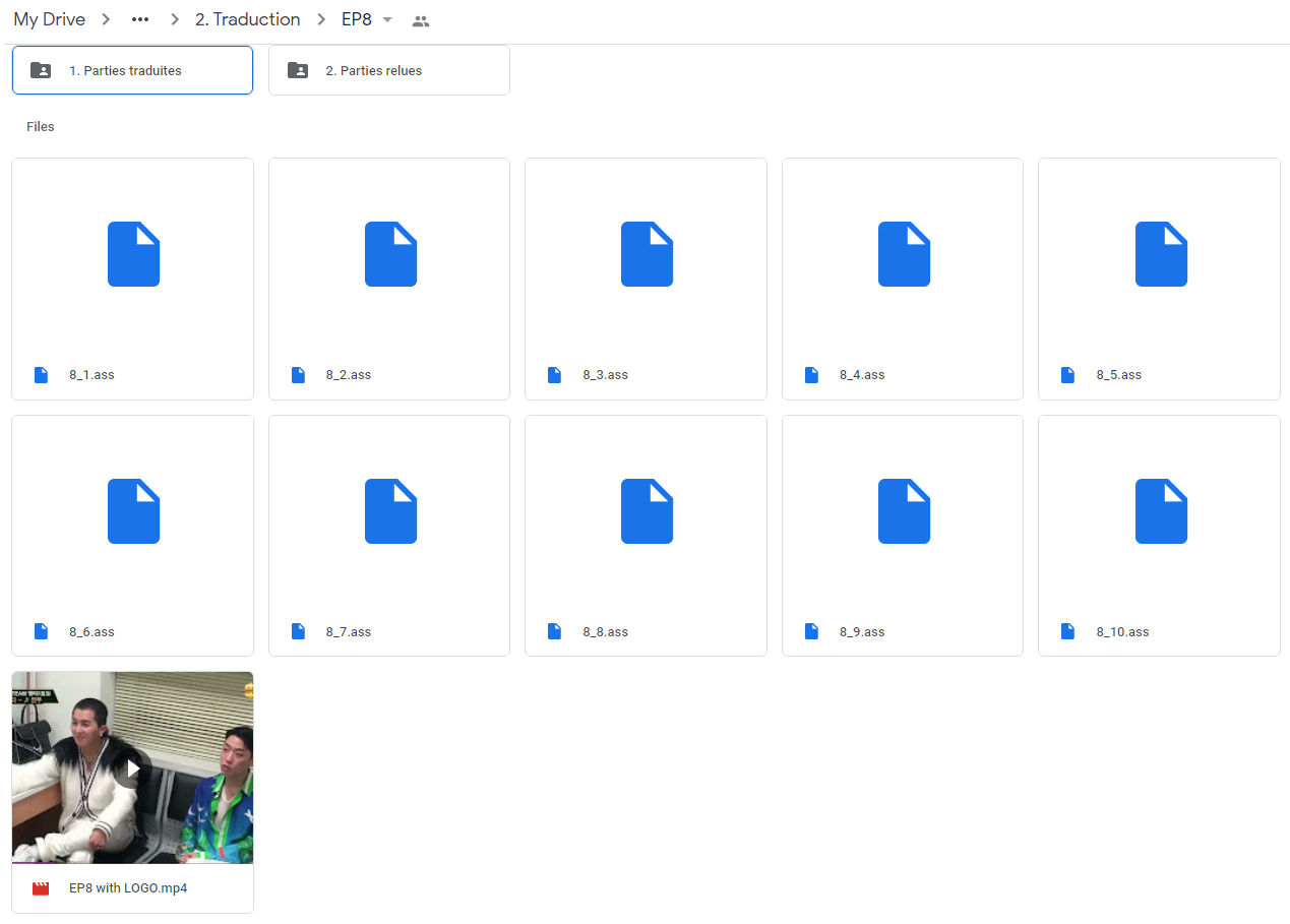 google drive traduction