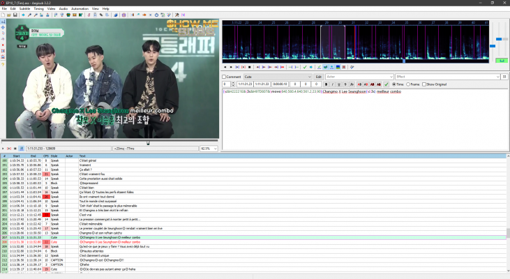traduction sous-titres aegisub hsr4